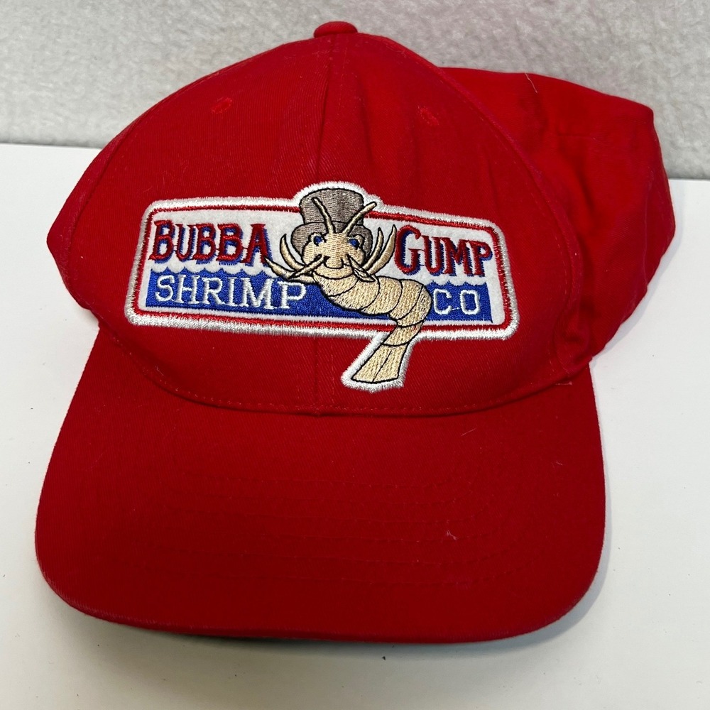 Bubba Gump Shrimp Co Hat Forrest Gump Movie Red Snapback Brooklyn Supply Co Cap